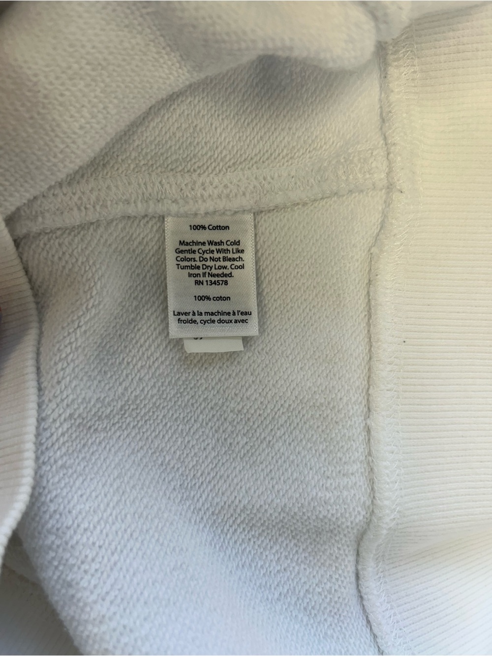 Vineyard Vines White Quarter‑Zip Sweater with Blue Trim year 2018 - Picture 4 of 6